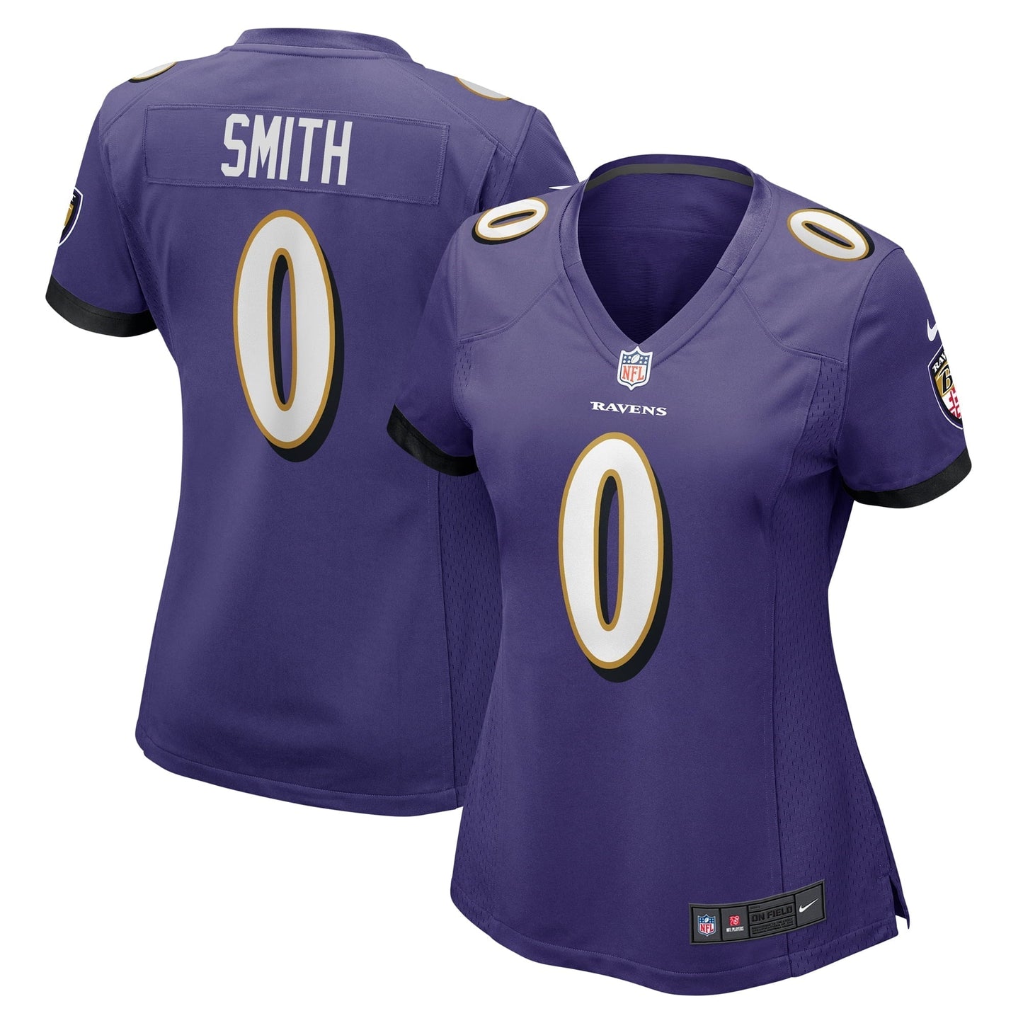 Women's Nike Roquan Smith Purple Baltimore Ravens Team Game Jersey
