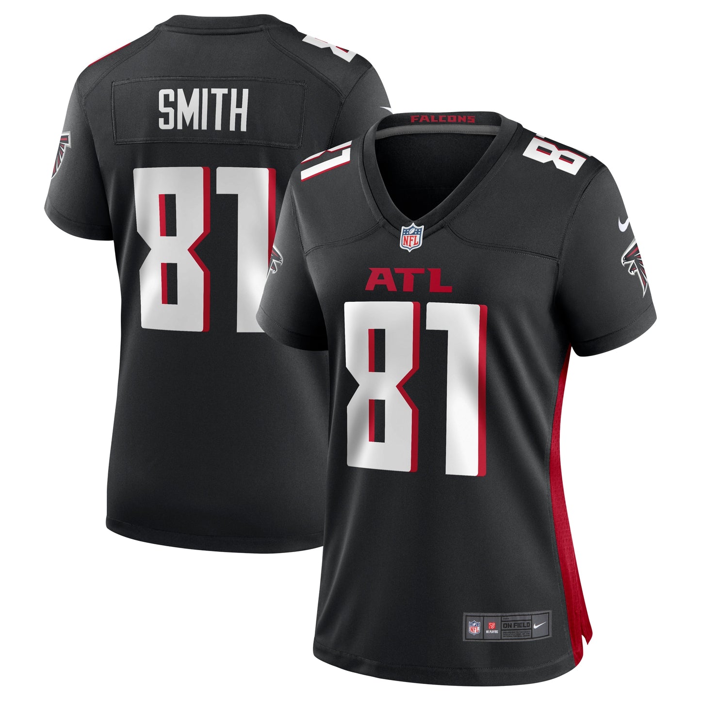 Jonnu Smith Atlanta Falcons Nike Women's Game Player Jersey - Black