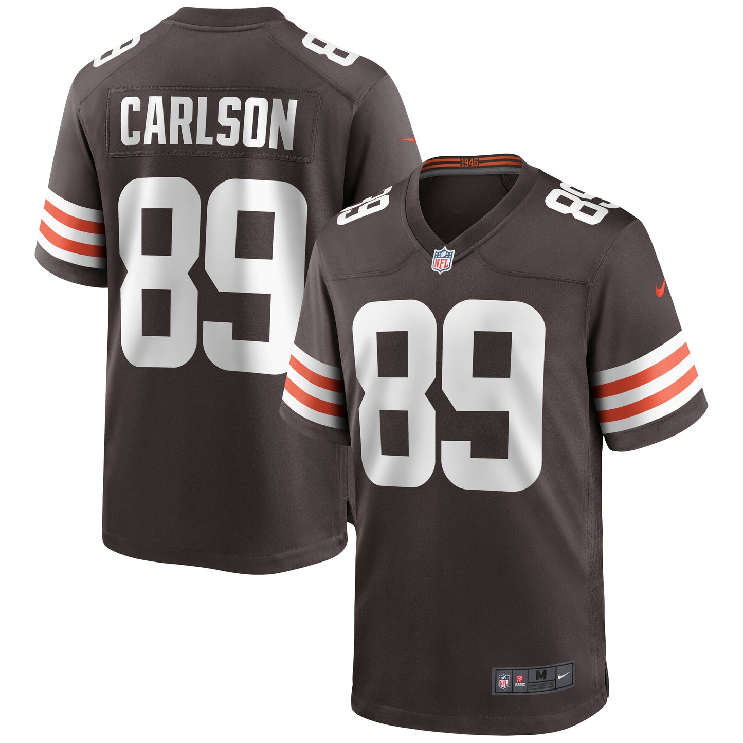 Stephen Carlson Cleveland Browns Nike Game Jersey - Brown